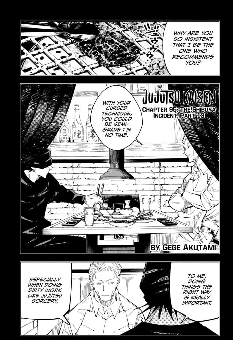 JuJutsu Kaisen Manga Chapter 95