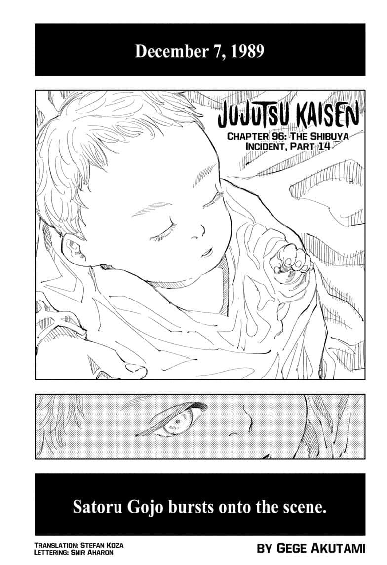 JuJutsu Kaisen Manga Chapter 96