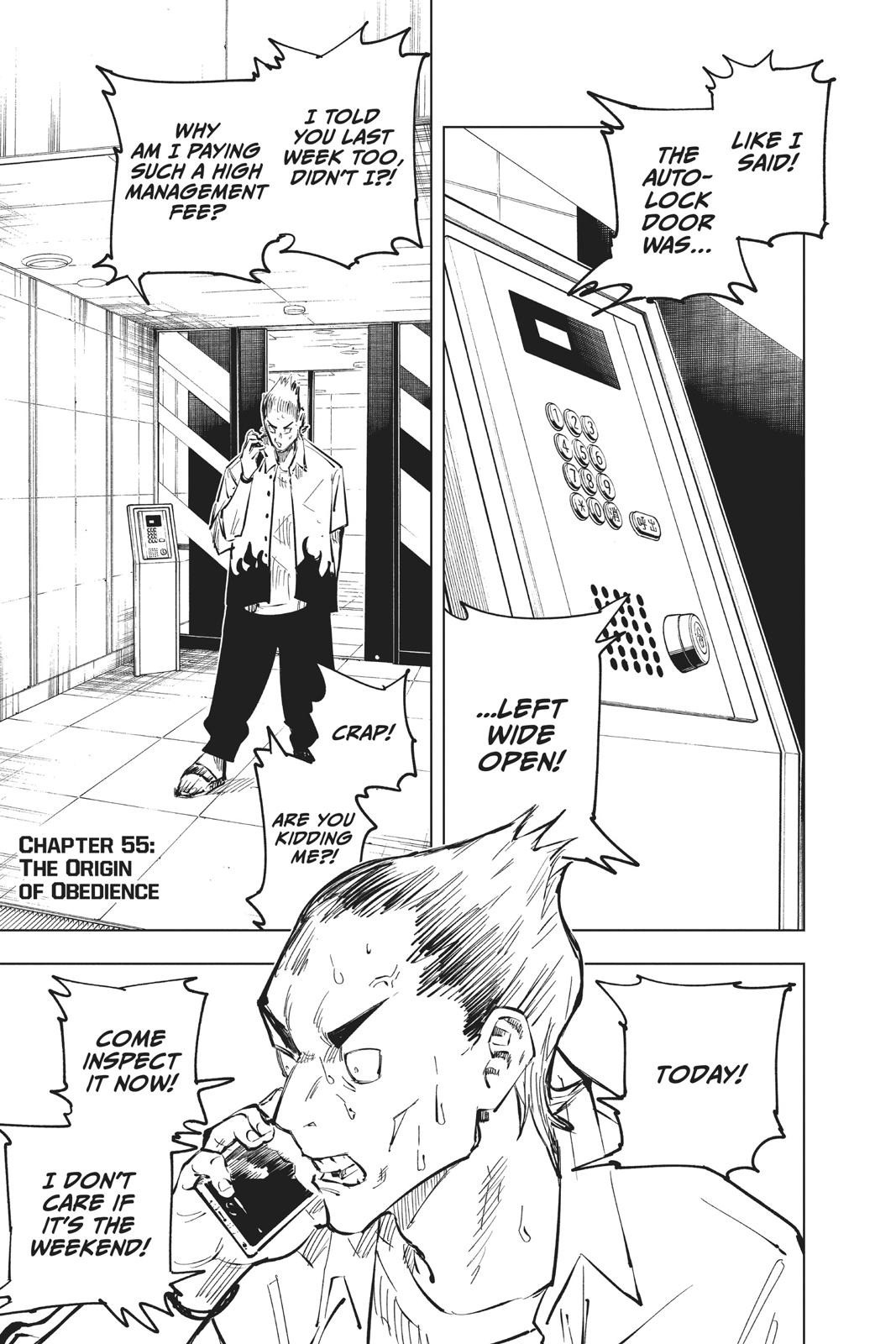 JuJutsu Kaisen Manga Chapter 55