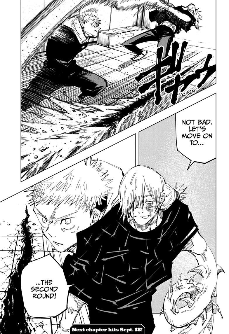 JuJutsu Kaisen Manga Chapter 121